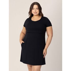 Eleanora Bamboo Maternity & Nursing Dress Small